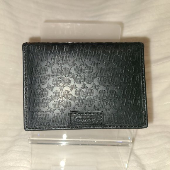 Coach NWOT Heritage Signature ID Wallet - Picture 1 of 6